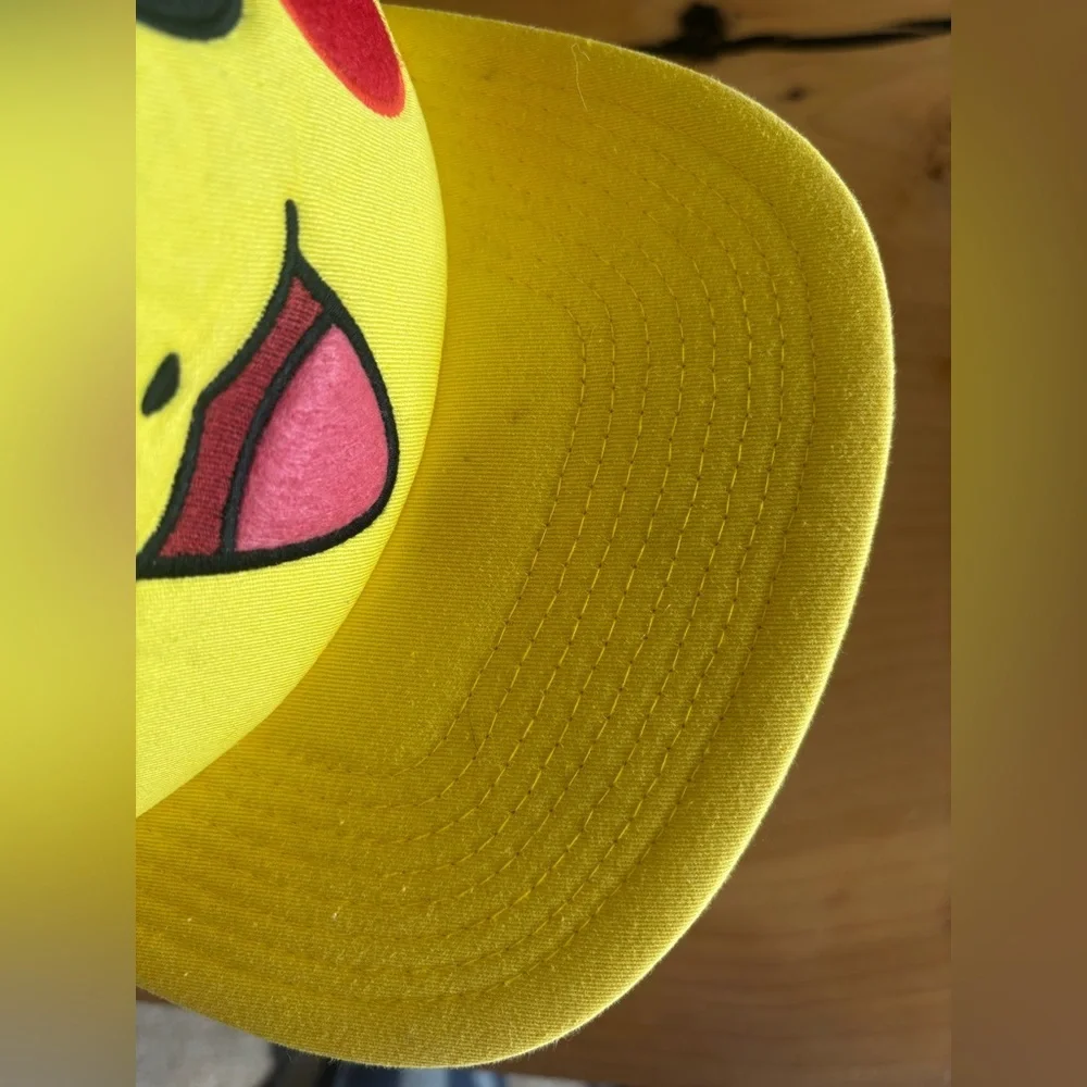 Pokemon Pikachu Hat Mesh Trucker Snapback Yellow 2016 OSFM - Picture 8 of 9